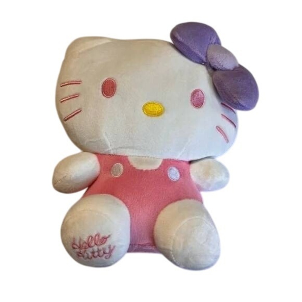 🆕️*NWT* Hello Kitty Plush Toy White Pink Bow Stuffed Animal Cute Kawaii Gift 9"